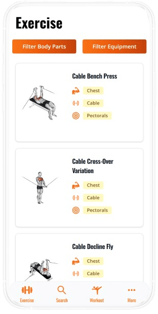 Workout wiki features